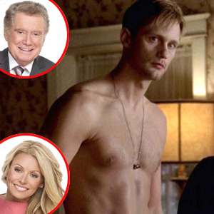 Alexander Skarsgard, True Blood, Regis and Kelly Alexander Skarsgard, True Blood, Regis and Kelly